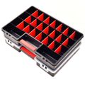 VidaXL Sortiment boxy 2 ks s nastaviteľnými prepážkami 460x325x80 mm
