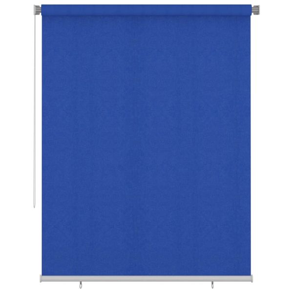 vidaXL Vonkajšia zatemňovacia roleta 180x230 cm modrá HDPE