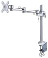 Neomounts FPMA-D935 /Držák displeje/na stůl/10-30"/svorka/3čepy/VESA 100X100/nosn.10kg/1 displej/stříbrný Držák, VESA, stolní, pro plochý monitor, úhloprícka 10"-30", náklon 180°, otácení 360°, rotace 360°, nosnost 10kg, stríbrný