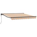 vidaXL Rám markízy Modrá a Oranžová 350 x 250 cm