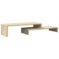 vidaXL Stojan na monitor dub sonoma 54x22x15 cm kompozitné drevo