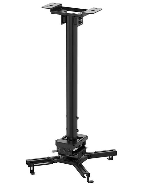 Neomounts  CL25-540BL1 / Projector Ceiling Mount (height adjustable: 60-90 cm) / Black Držák, pro projektor, stropní, nosnost 35kg, nastavení výšky 60,5–90,5cm, šíre projektoru až 470mm, ocel, cerný