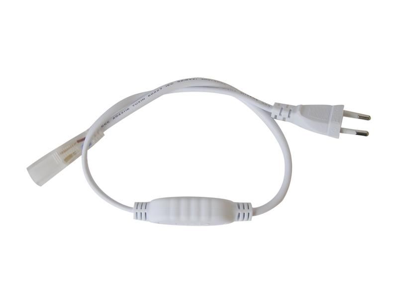 Flexo šnúra PVC pre LED pásik 3528, 230V, 0.5m