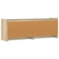 vidaXL TV skrinka 135 x 33 x 47 cm Dub sonoma Kompozitné drevo