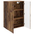 vidaXL Nástenná skrinka 66 x 34,5 x 90 cm Kompozitné drevo Staré drevo