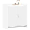 vidaXL Servírovacia skriňa Biela 72 x 36 x 80 cm Kompozitné drevo