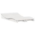 vidaXL Lehátka na opaľovanie 2 ks biele 205x60x31,5cm masívna borovica