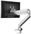 Neomounts Select  NM-D775SILVER / Flat Screen Desk mount (10-32") desk clamp/grommet / Silver Držák, VESA, stolní, pro plochý monitor, úhloprícka 10"-32", náklon 90°, otácení 360°, rotace 180°, nosnost 16kg, stríbrný