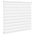 vidaXL Zebra roleta biela 160x100 cm šírka látky 155,9cm polyester