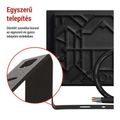 LED reflektor EMOS ZS2532 TAMBO, 30 W, 3000 lm, IP65, čierny