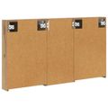 vidaXL Set kabinetov do kúpeľne 3 ks 110 x 10,5 x 60,5 cm