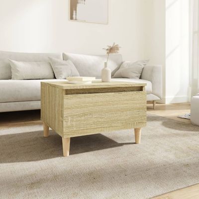 vidaXL Bočný stolík dub sonoma 50x46x35 cm spracované drevo