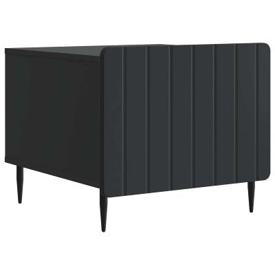 vidaXL Konferenčný stolík Čierna 49 x 50 x 42 cm Kompozitné drevo
