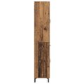 vidaXL Highboard Staré drevo 69,5 x 34 x 180 cm Kompozitné drevo