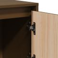vidaXL Vysoká skrinka medovo-hnedá 110,5x35x117 cm masívna borovica