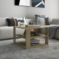 vidaXL Konferenčný stolík dub sonoma 60x60x40 cm drevotrieska