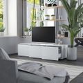 vidaXL TV skrinka, biela 120x34x30 cm, drevotrieska