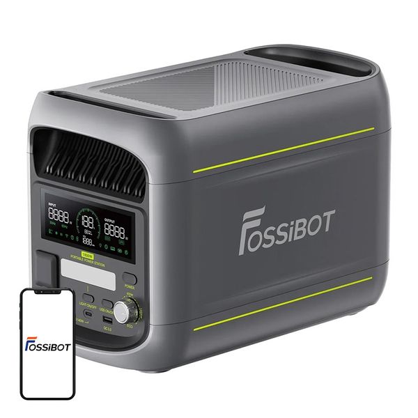 Nabíjacia stanica FOSSIBOT F1800 1800 W (sivá)