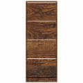 vidaXL Botník dymový dub 59x17x150 cm spracované drevo
