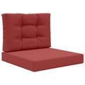 vidaXL Vankúš na vonkajšiu pohovku Polyester vínovo červená 60 x 60 cm