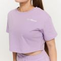 Dámske tričko Cropped Limitless Lavender - GymBeam, veľkosť XL, veľkosť oblečenia XL, 100% bavlna