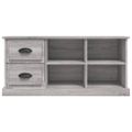 vidaXL TV skrinka sivý dub sonoma 102x35,5x47,5 cm kompozitné drevo