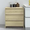 vidaXL Komoda dub sonoma 70x41x75 cm spracované drevo