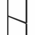 vidaXL Vešiak na oblečenie Čierna 80 x 53 x 156 cm