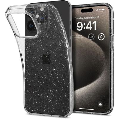 Puzdro Spigen Liquid Crystal pre iPhone 15 Pro Max 6,7" trblietavý kryštál