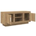 vidaXL TV skrinka 102 x 35 x 45 cm Remeselný dub Kompozitné drevo