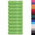 vidaXL Sprchové osušky FROGN 10 ks jablkovo zelené 70x140 cm 360 g/m²