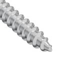 vidaXL Drevená skrutka 12 ks Strieborná 9,8 x 53 mm Oceľ