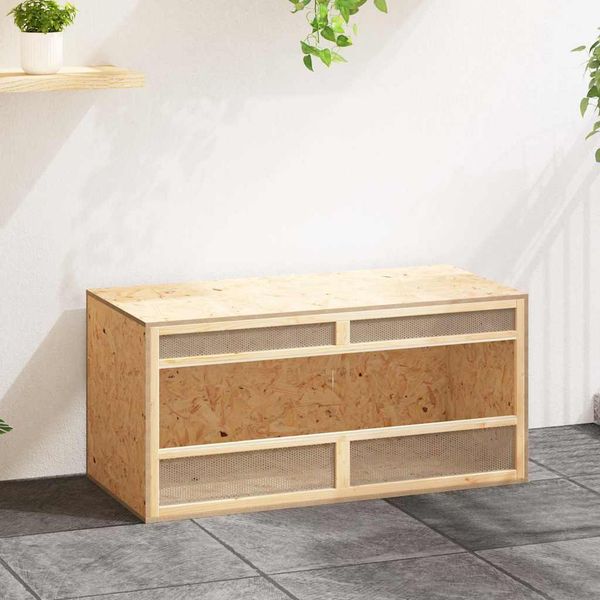 170885 vidaXL Terárium spracované drevo 100x47x47 cm