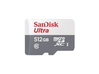 Pamäťová karta flash (adaptér microSDXC na SD zahrnutý) – 512 GB – Class 10 – microSDXC UHS-I