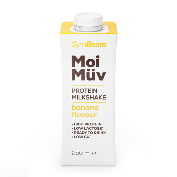 25g Protein Milkshake - GymBeam, banán, 250 ml