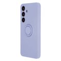 Puzdro s prstencom pre Samsung Galaxy S24 Plus fialová
