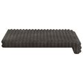 vidaXL Vankúš na lavičku 2 ks Pl plush kord Antracitová Hĺbka 35 cm