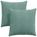 vidaXL Vankúše na pohovku 2 pcs Morská zelená 80 x 80 cm