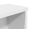 vidaXL kuchynské stojany stohovateľné 2 ks biela 50x15x16 cm