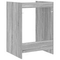 vidaXL Kabinet na práčku s úložiskom Sivý Sonoma 67,5 x 62 x 97 cm