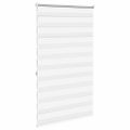 vidaXL Zebrová roleta 100,9x175 cm Šírka látky 96,7 cm biela