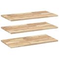vidaXL Plávajúce police 3 ks 100x40x2 cm neošetrené masívne drevo akácia