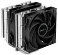 DEEPCOOL chladič AG620 / 120 mm / 6 x tepelné trubice / PWM / Intel i AMD Chladic, pre CPU, pre Intel i AMD, socket 1700, 1200, 115x, 2011(-3), 2066, AM5, AM4, 260 W TDP, 2x 120 mm ventilátor, 6 tepelných trubíc,