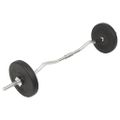 vidaXL Súprava činiek barbell a dumbbell 30 kg