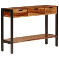 vidaXL Príborník s 3 zásuvkami 110x35x75 cm masívne akáciaové drevo