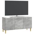 vidaXL TV skrinka Betónovo sivá 99 x 34,5 x 50 cm Kompozitné drevo