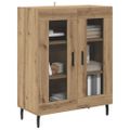 vidaXL Servírovacia skriňa Remeselný dub 69,5 x 34 x 90 cm