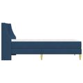 vidaXL Rám postele s matracom s čelnou doskou Polyester