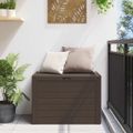 vidaXL Záhradný úložný box hnedý 78x44x55 cm
