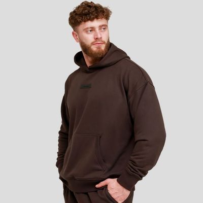 Mikina Unstoppable Brown - GymBeam, veľkosť XXL, veľkosť oblečenia XXL